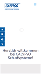 Mobile Screenshot of calypso-schlafsysteme.de